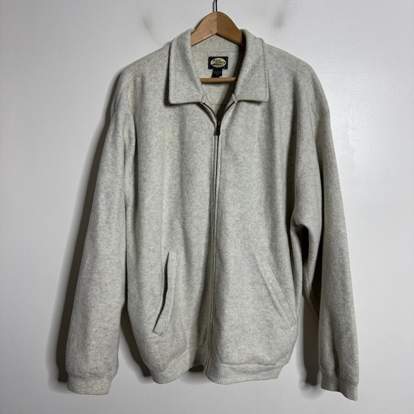 Tommy Bahama Other - Tommy Bahama Jacket Mens Large Beige Full Zip